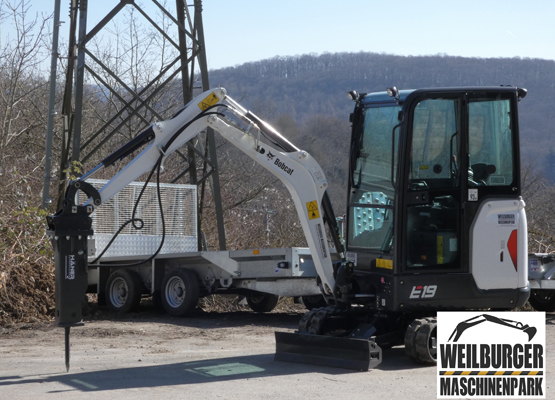 Hydraulikhammer MS01 mieten - Häner HGS40